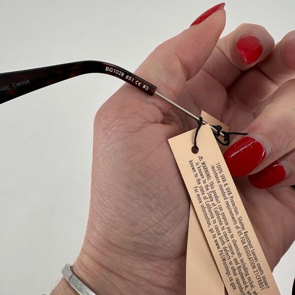 NWT BCBGeneration 1028 651 Womens Cat Eye Full Rim Sunglasses Blush Demi - Picture 8 of 11